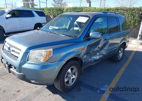 2006 Honda Pilot Ex-L из США, поврежденный, VIN 2HKYF18756H516987